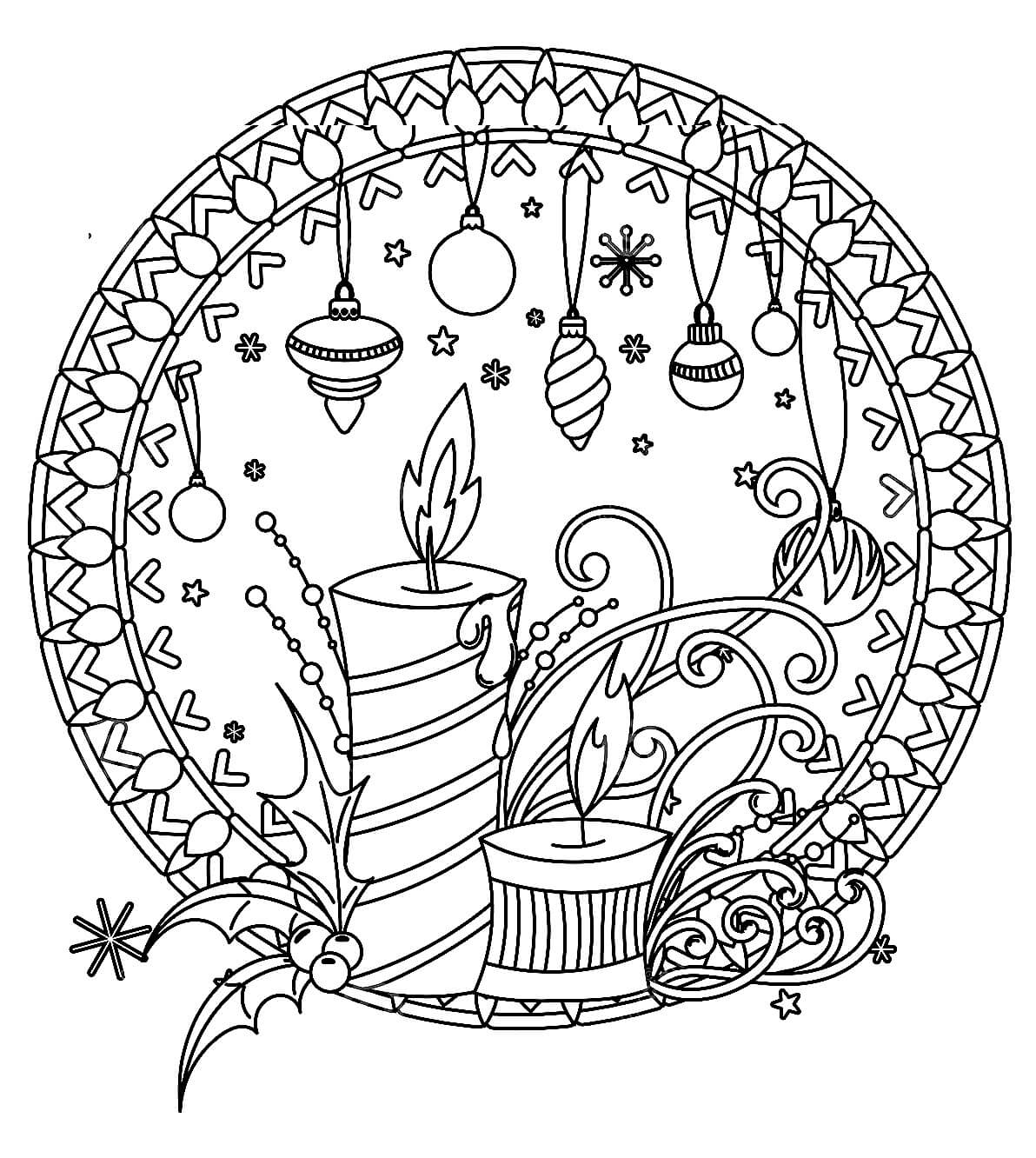 Mandalas de Noël 57